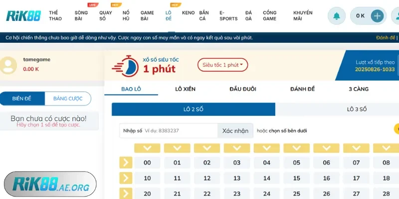 Bao lô Rik88 là gì? Các loại hình bao lô khi cá cược