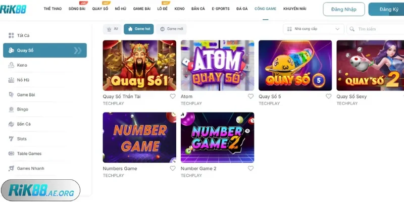 Câu hỏi về Rik88